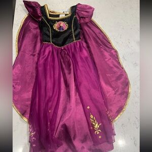 Disney Purple and Black Anna Gown